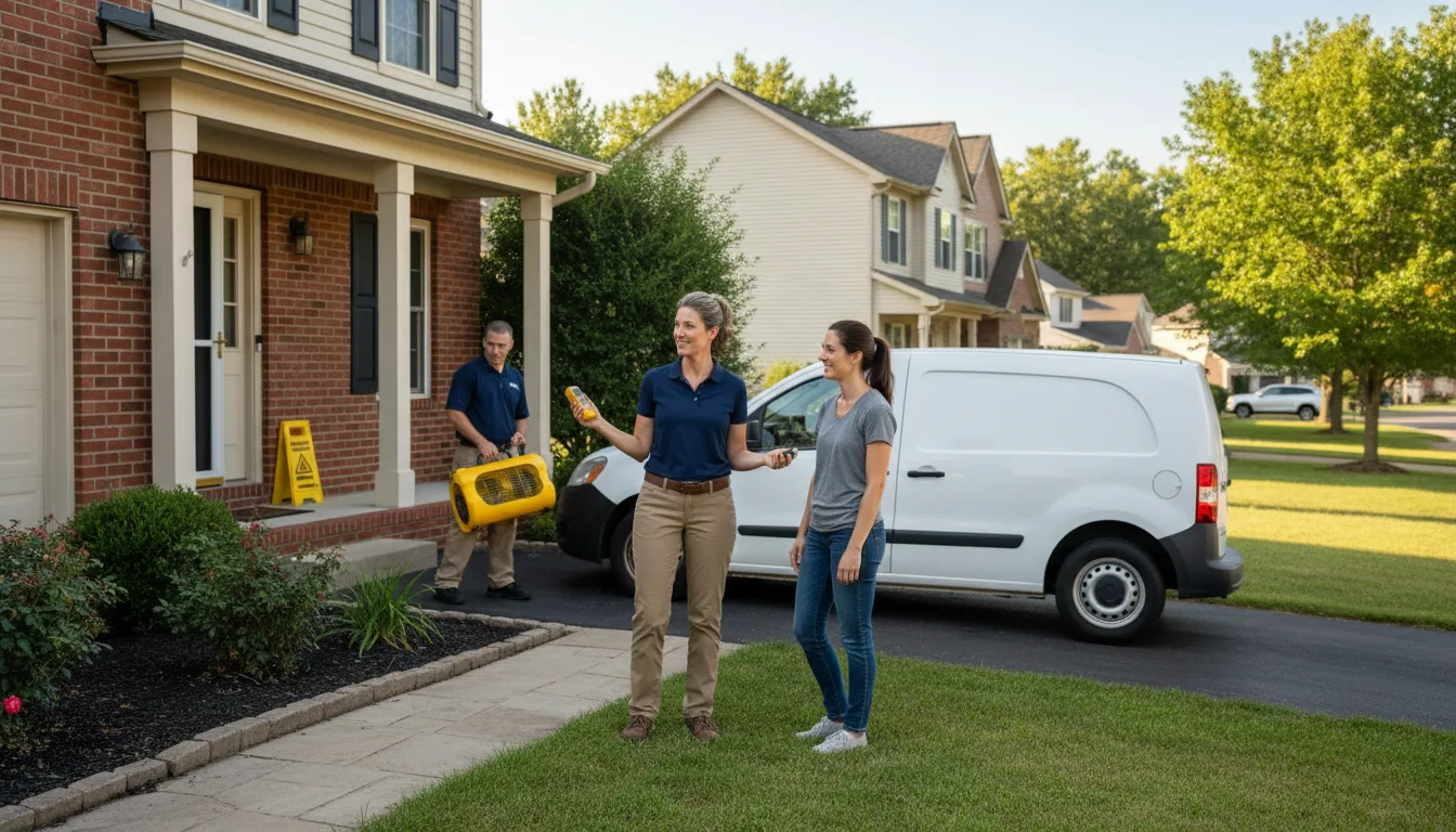 Residential water damage restoration in Kiowa, CO